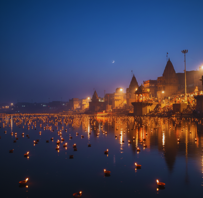 /Event/Kartik Purnima Special Grah Parivar Shanti 1.25 Lac Deep Daan Sankalp Puja And Ganga Abhishek